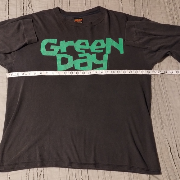 Vintage Band tee 94' Green Day "Pulling Teeth" long sleeve crewneck band t-shirt - Picture 6 of 16